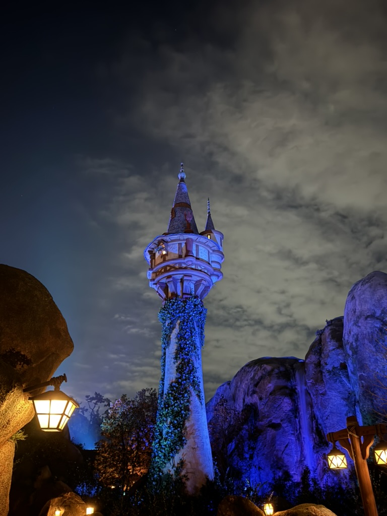 Rapunzel's Tower from Tangled at Tokyo Disney Sea Fantasy Springs
