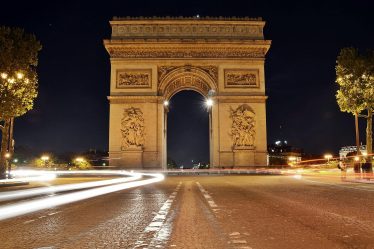 Arc de Triomphe in Paris, France