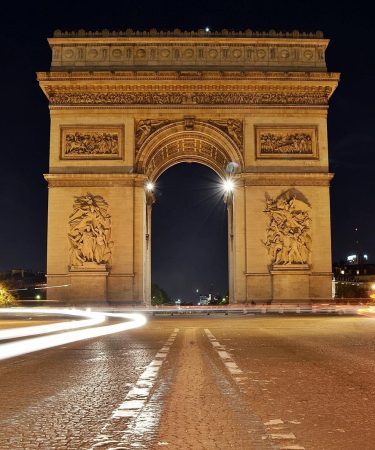 Arc de Triomphe in Paris, France