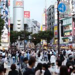 Shibuya crossing in Tokyo, Japan
