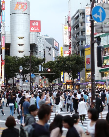 Shibuya crossing in Tokyo, Japan